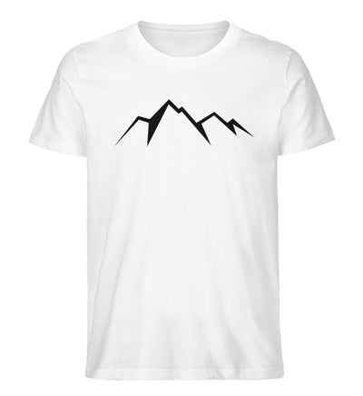 Bergwächter - Herren Organic T-Shirt berge Weiß
