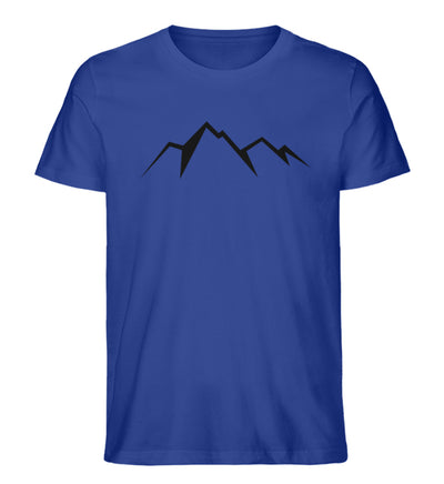 Bergwächter - Herren Organic T-Shirt berge Royalblau