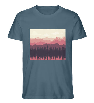 Berglandschaft - Herren Premium Organic T-Shirt berge Stargazer