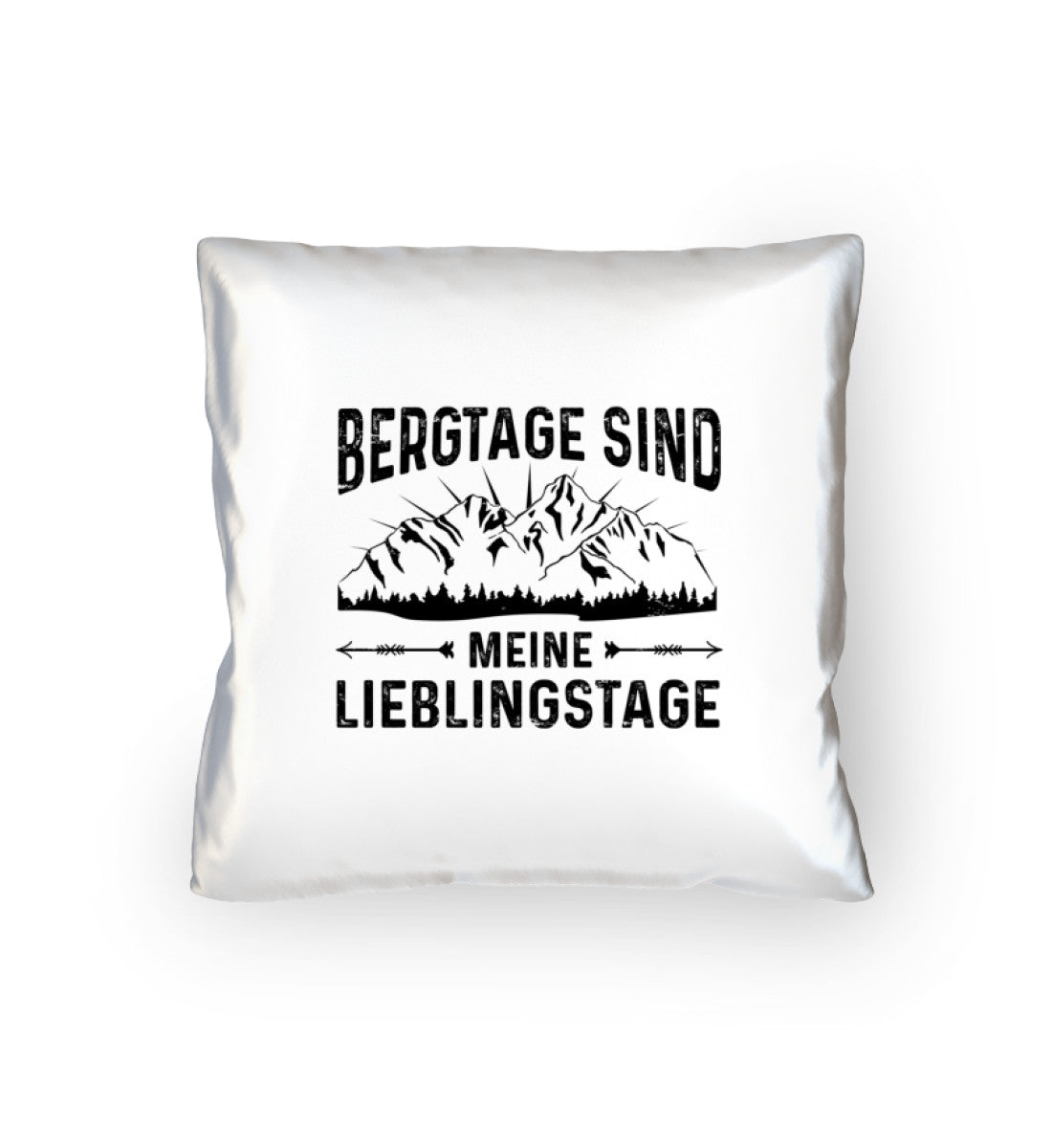 Bergtage - Lieblingstage - Kissen (40x40cm) berge mountainbike wandern Default Title