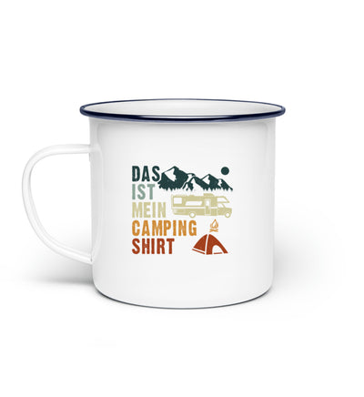 Das ist mein Camping Shirt - Emaille Tasse camping Default Title