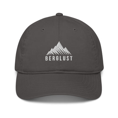 Berglust Logo - Organic Kappe (Bestickt) berge Grau