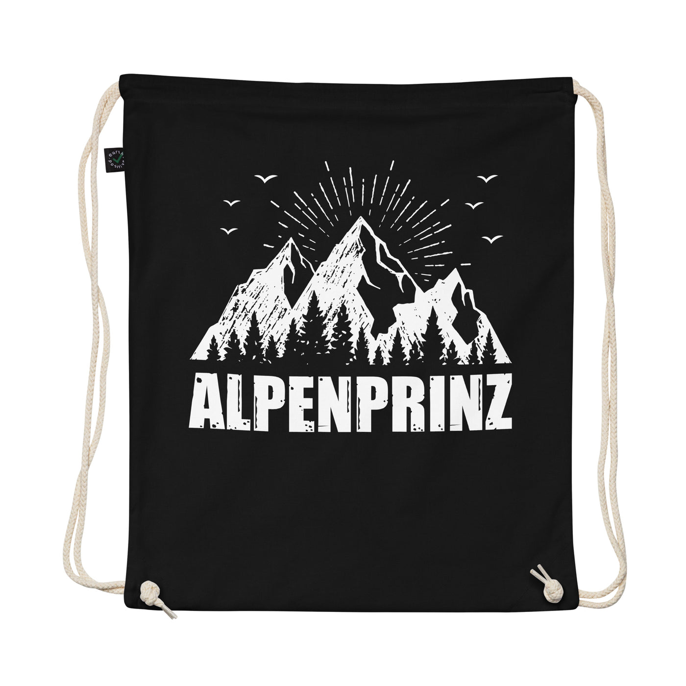 Alpenprinz - Organic Turnbeutel berge Schwarz