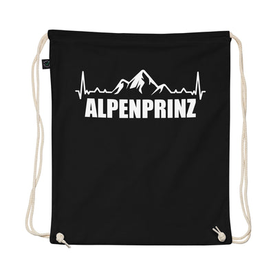 Alpenprinz 1 - Organic Turnbeutel berge Schwarz