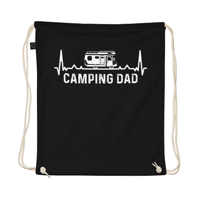 Camping Dad 3 - Organic Turnbeutel camping Schwarz