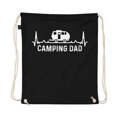 Camping Dad 4 - Organic Turnbeutel camping Schwarz