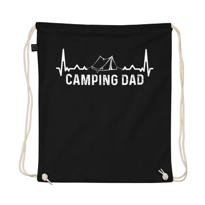 Camping Dad 5 - Organic Turnbeutel camping Schwarz