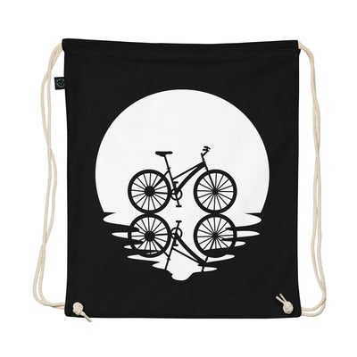 Circle And Reflection - Cycling - Organic Turnbeutel fahrrad Schwarz