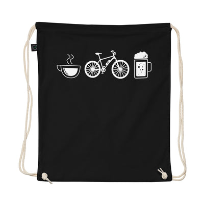 Coffee Beer And Ebike - Organic Turnbeutel e-bike