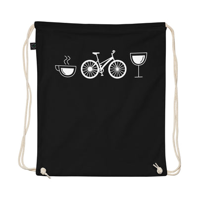 Coffee Wine And Bicycle - Organic Turnbeutel fahrrad