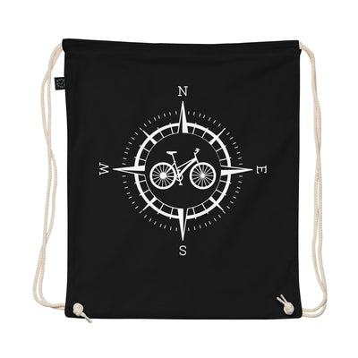 Compass And Bicycle - Organic Turnbeutel fahrrad