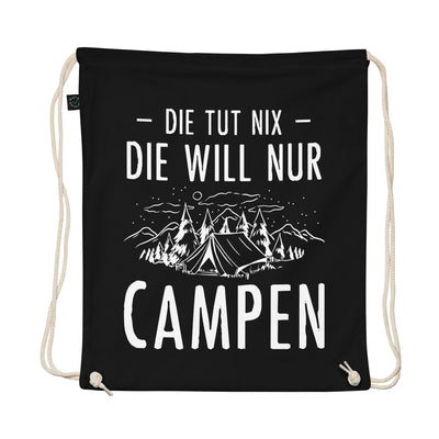 Die Tut Nix Die Will Nur Campen - Organic Turnbeutel camping