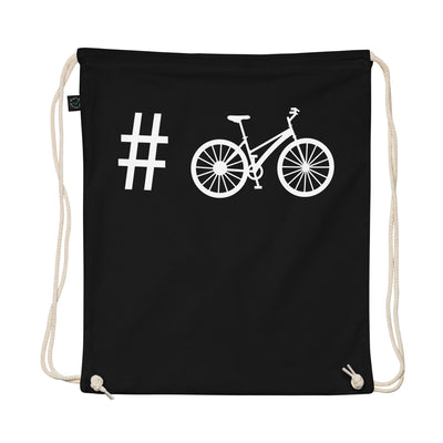 Hashtag - Cycling - Organic Turnbeutel fahrrad