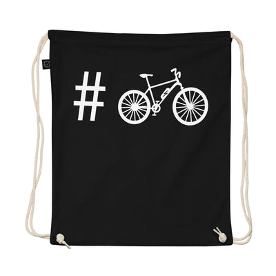 Hashtag - E-Bike - Organic Turnbeutel e-bike Schwarz