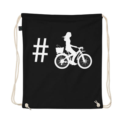 Hashtag - Female Cycling - Organic Turnbeutel fahrrad