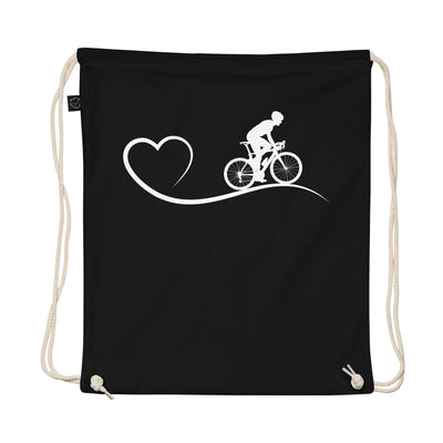 Heart 1 And Cycling - Organic Turnbeutel fahrrad