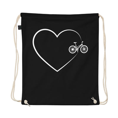 Heart 2 And Bicycle - Organic Turnbeutel fahrrad