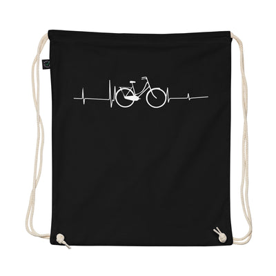 Heartbeat - Cycle - Organic Turnbeutel fahrrad
