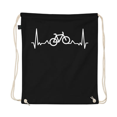 Herzschlag Fahrrad - Organic Turnbeutel fahrrad