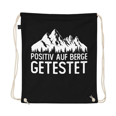 Positiv Auf Berge Getestet - Organic Turnbeutel berge Schwarz