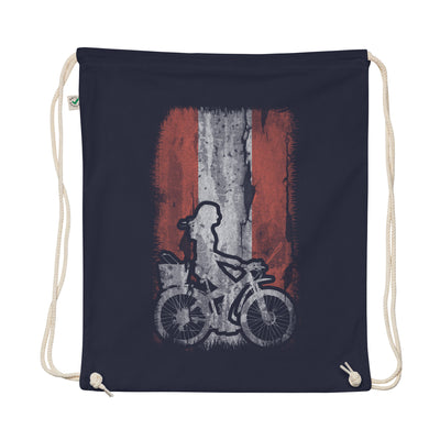 Austria Flag 2 And Cycling - Organic Turnbeutel fahrrad
