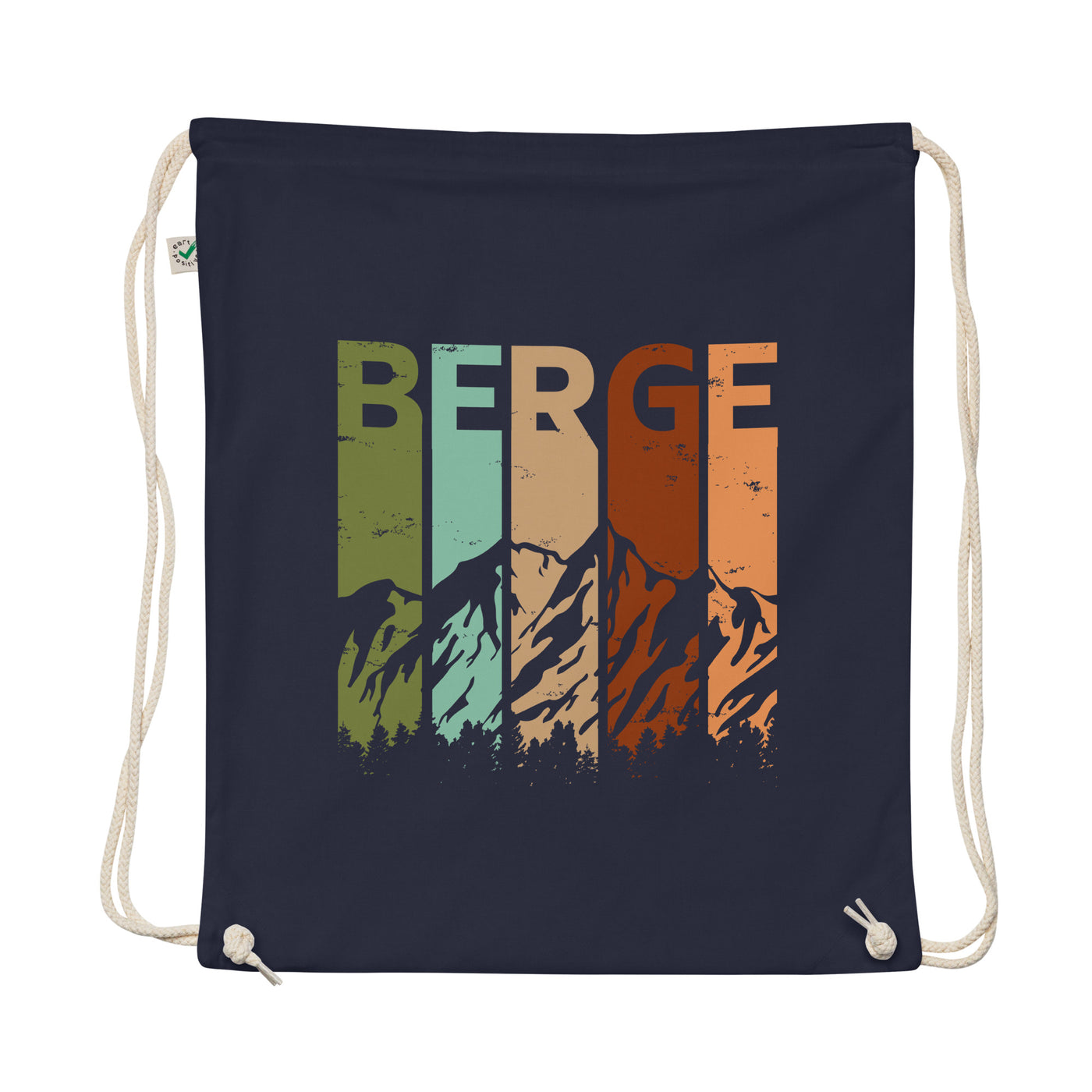 Berge - Vintage - Organic Turnbeutel berge