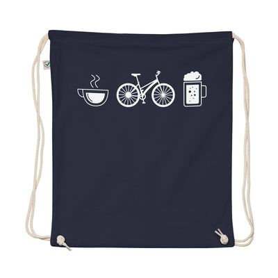 Coffee Beer And Bicycle - Organic Turnbeutel fahrrad