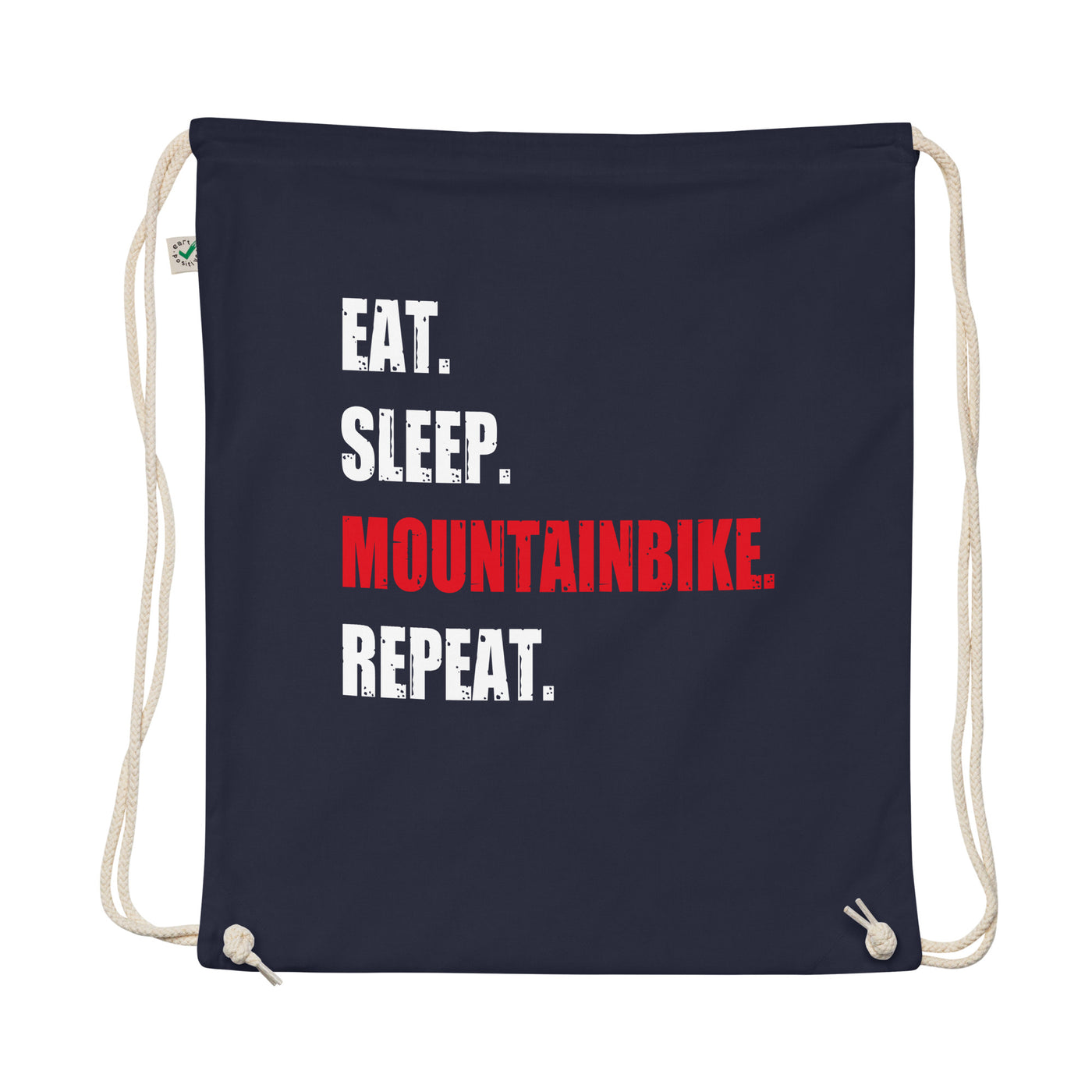 Eat Sleep Mountainbike Repeat - Organic Turnbeutel mountainbike