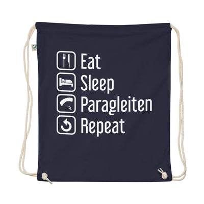 Eat Sleep Paragleiten Repeat - Organic Turnbeutel berge