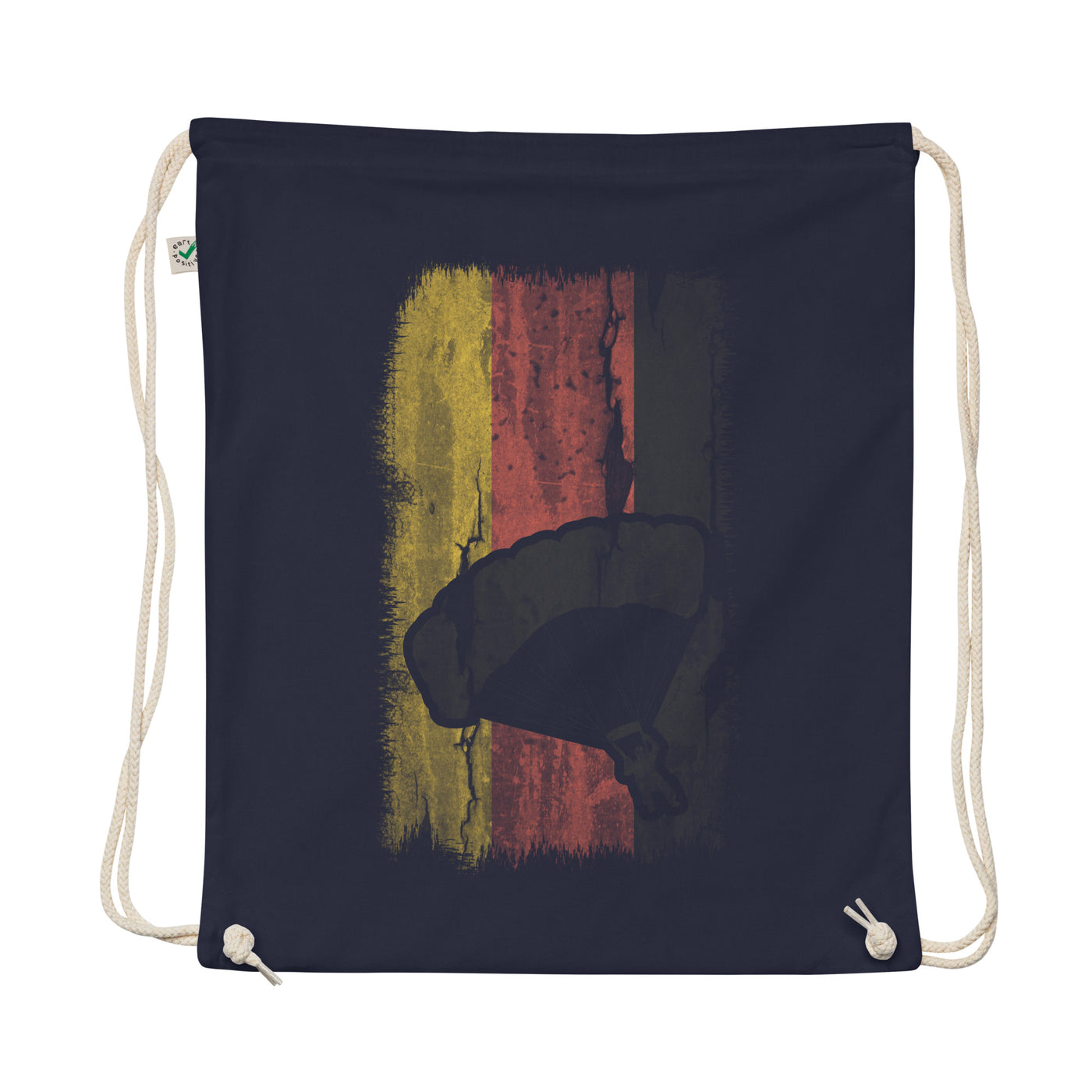 German Flag And Paragliding - Organic Turnbeutel berge