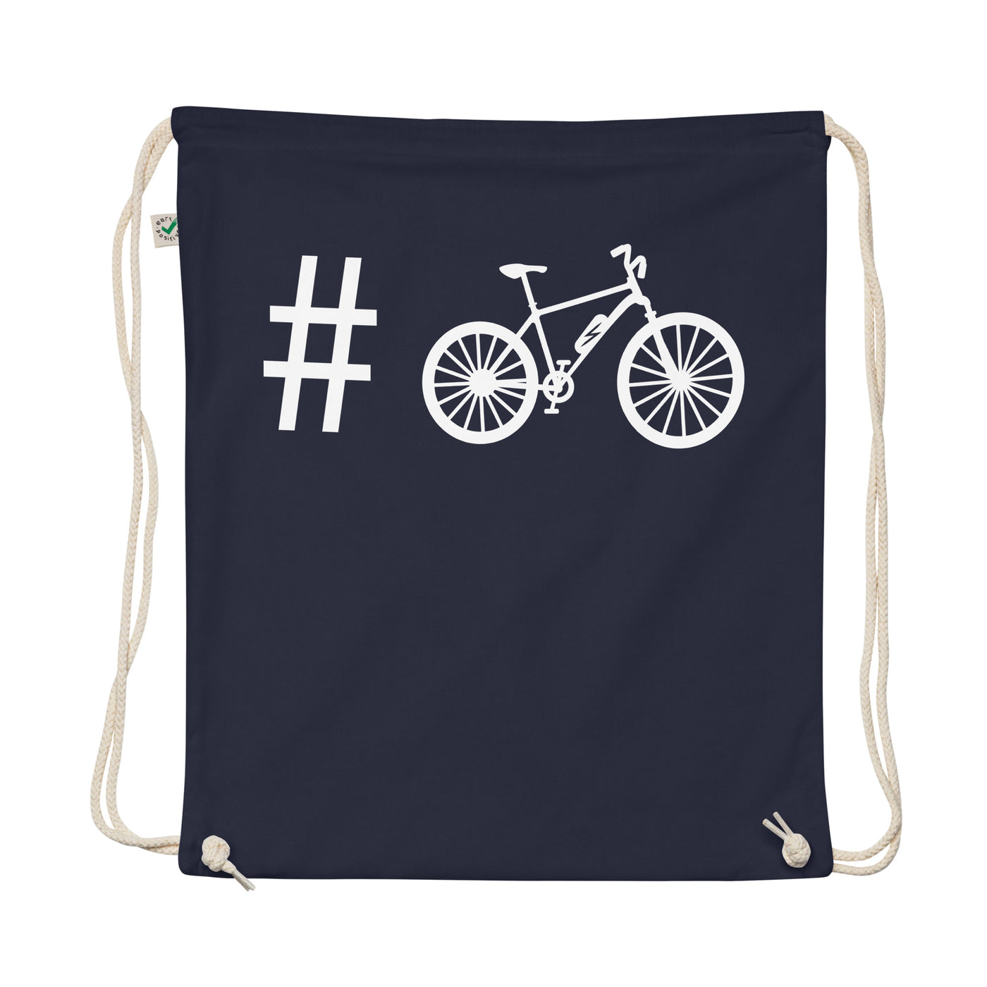 Hashtag - E-Bike - Organic Turnbeutel e-bike