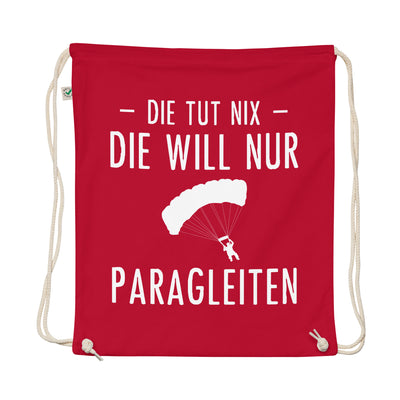 Die Tut Nix Die Will Nur Paragleiten - Organic Turnbeutel berge