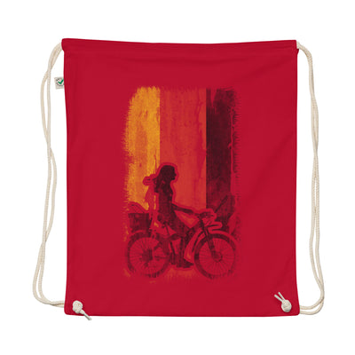 German Flag 2 And Cycling - Organic Turnbeutel fahrrad