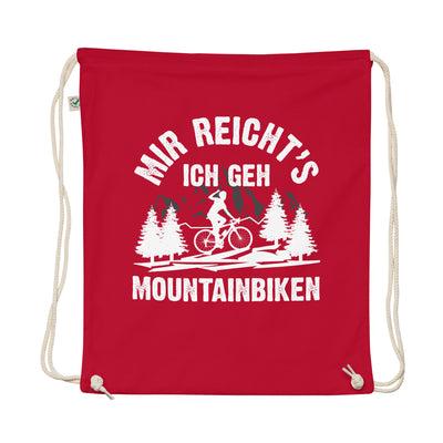 Mir Reicht'S Ich Geh Mountainbiken - Organic Turnbeutel mountainbike