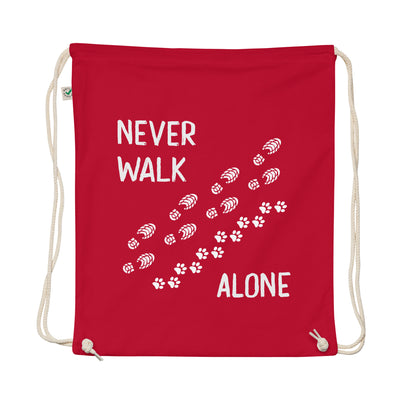 Never Walk Alone - Organic Turnbeutel wandern
