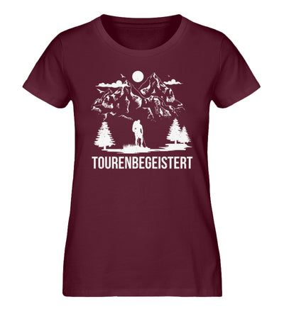 Tourenbegeisterung - Damen Organic T-Shirt-BERGLUST