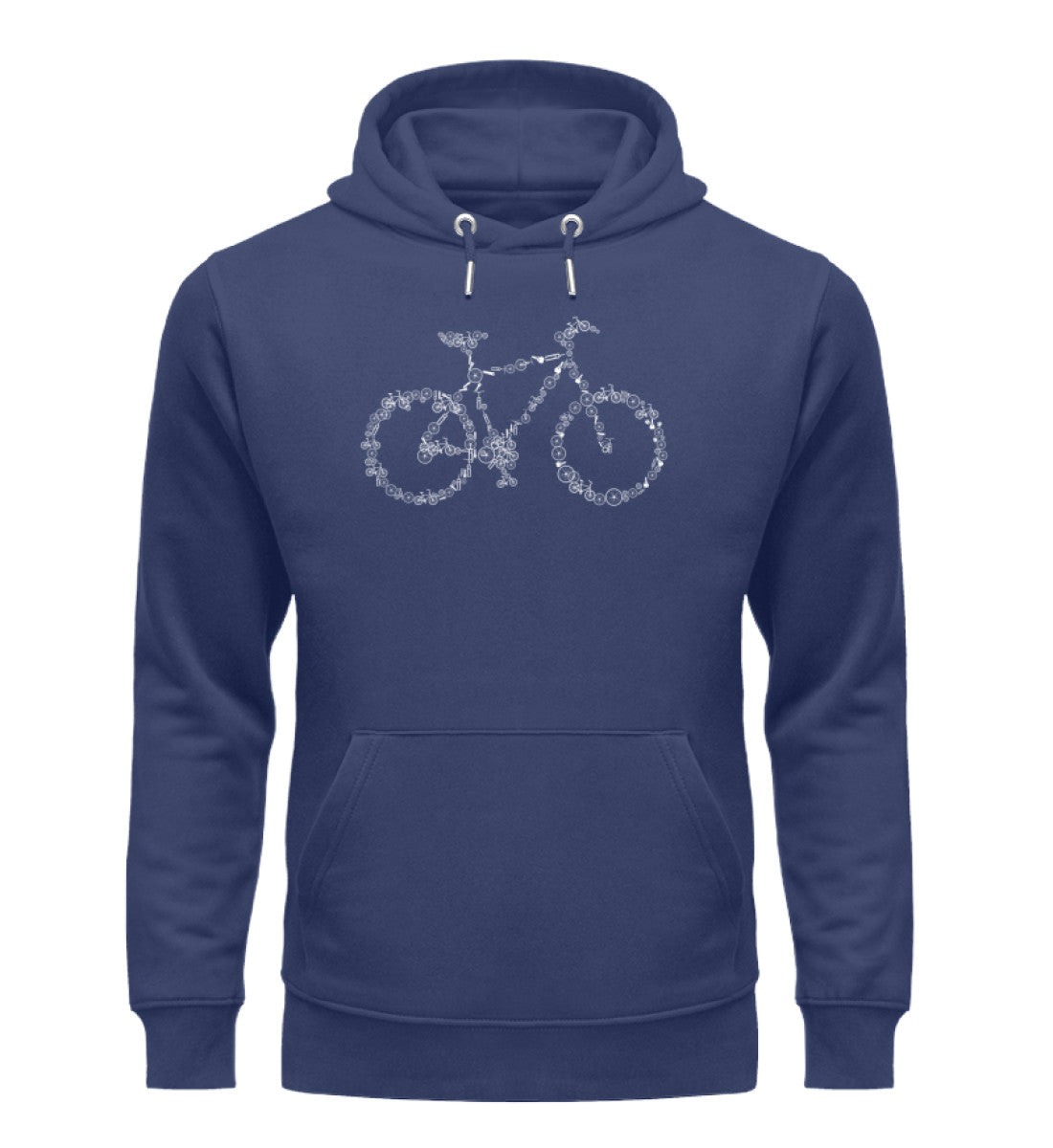 Fahrrad Kollektiv - Unisex Premium Organic Hoodie fahrrad mountainbike Navyblau