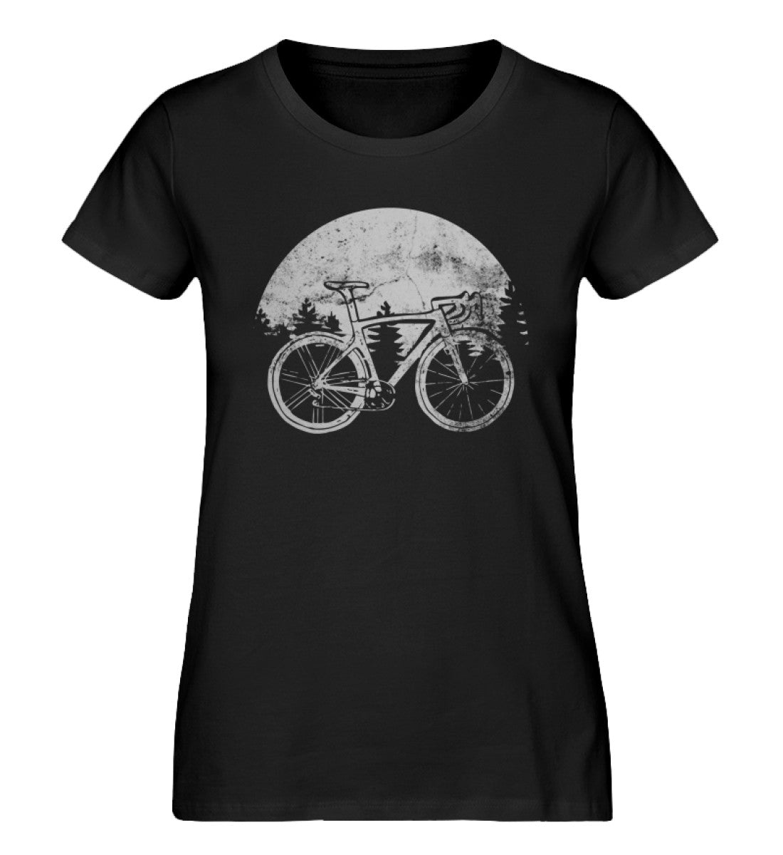 Fahrrad vintage - Damen Organic T-Shirt fahrrad Schwarz