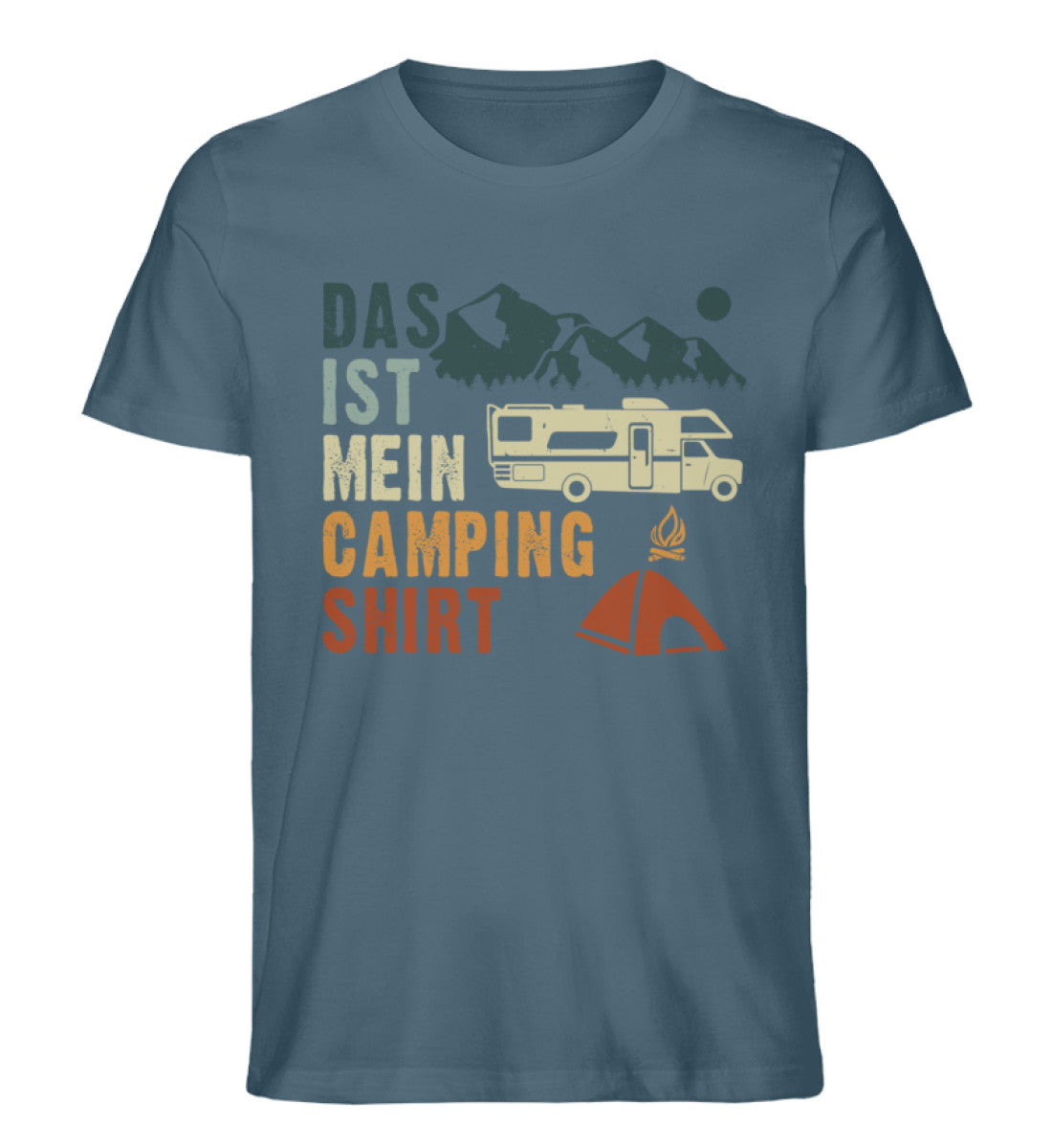 Das ist mein Camping Shirt - Herren Premium Organic T-Shirt camping Stargazer