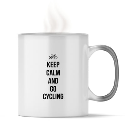 Keep calm and go cycling - Zauber Tasse fahrrad Default Title