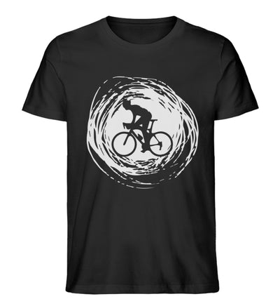 Radfahren Kreativ - Herren Organic T-Shirt fahrrad Schwarz