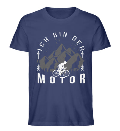 Ich Bin Der Motor - Herren Organic T-Shirt fahrrad mountainbike Navyblau