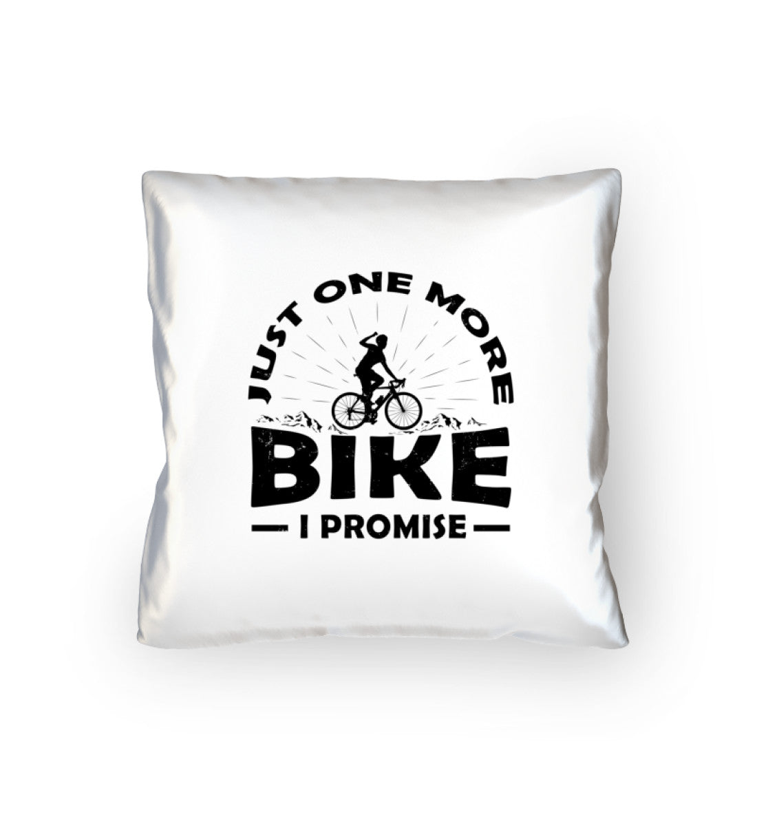 Just one more bike, i promise - Kissen (40x40cm) fahrrad mountainbike Default Title