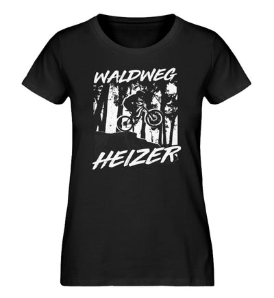 Waldweg Heizer - (F.W) - Damen Premium Organic T-Shirt fahrrad wandern Schwarz