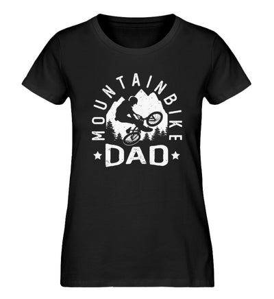 Mountainbike Dad - Damen Organic T-Shirt mountainbike Schwarz