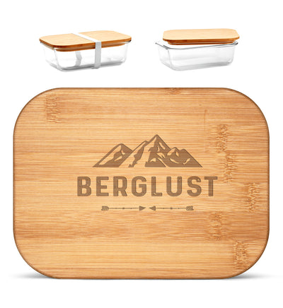 BERGLUST - Brotdose mit Holzdeckel (Gravur) berge wandern Default Title