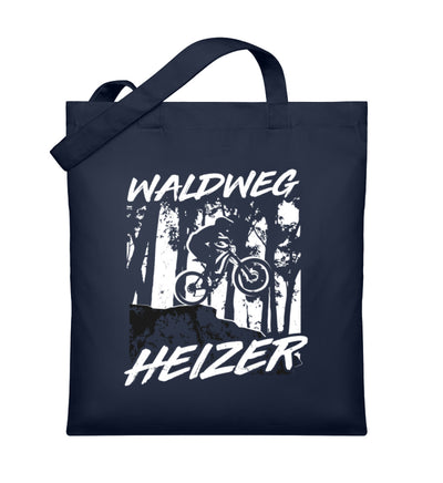 Waldweg Heizer - (F.W) - Organic Einkaufstasche fahrrad wandern Navyblau