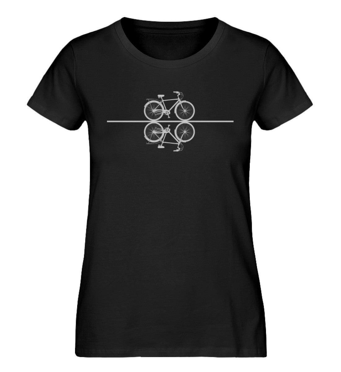 Fahrrad - Damen Organic T-Shirt fahrrad Schwarz