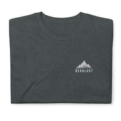 Berglust Logo - T-Shirt (Unisex) (Bestickt) berge Grau