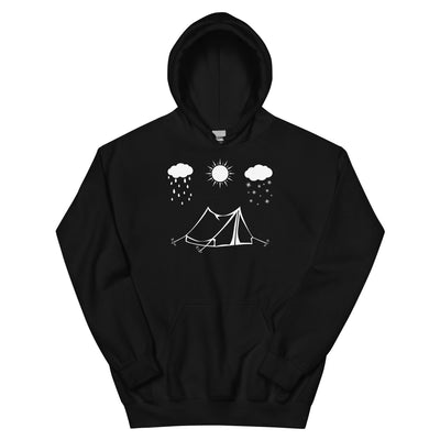 All Seasons And Camping - Unisex Hoodie camping Schwarz